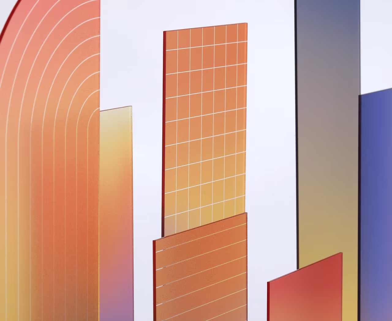 Abstract architectural forms